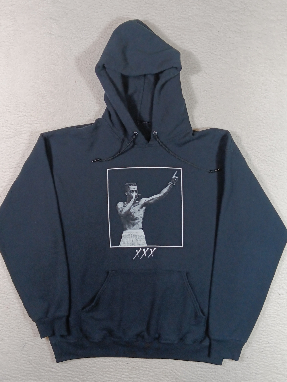 XXXTENTACION Hoodie Mens Large Black What Is Real Will Prosper Tour
